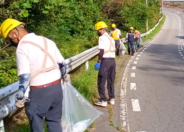 信濃環境整備 地域貢献 清掃活動 SDGs推進企業