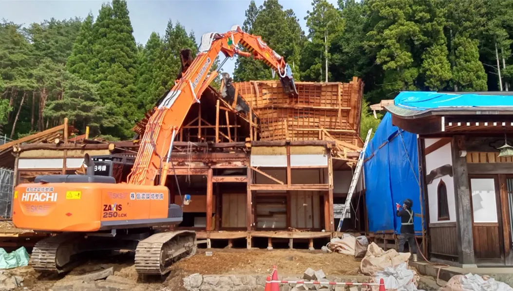 住宅・空き家・別荘の解体 長野県 茅野市 信濃環境整備