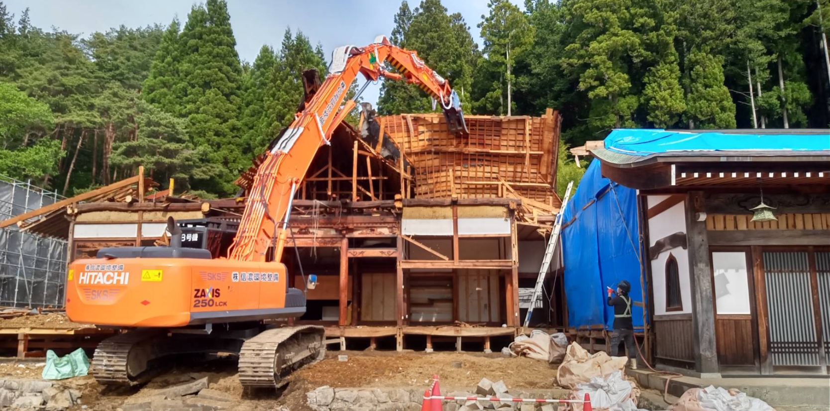 住宅解体 空き家の解体 立替の解体 長野県 茅野市