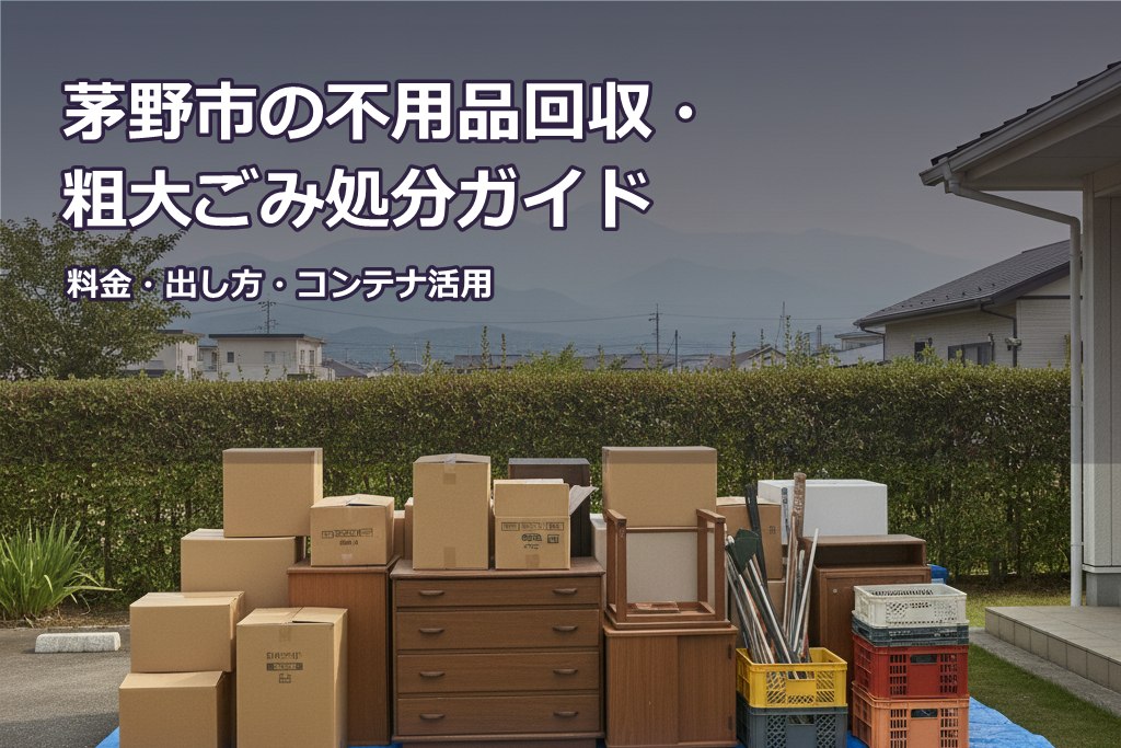 茅野市の不用品回収・粗大ごみ処分ガイド