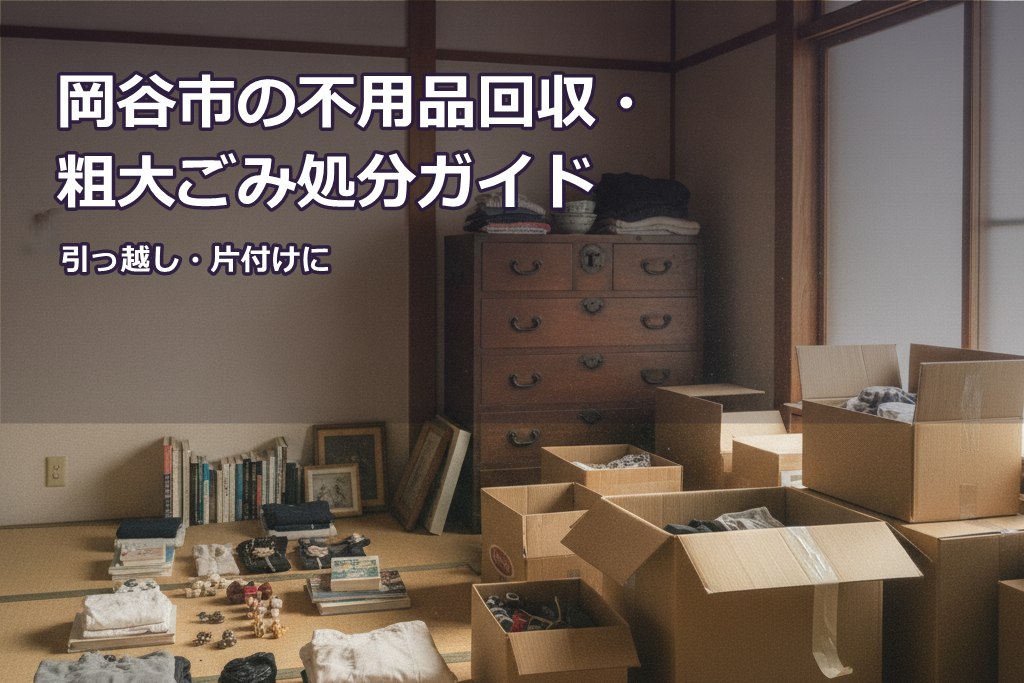 岡谷市の不用品回収・粗大ごみ処分ガイド｜引っ越し・片付けに